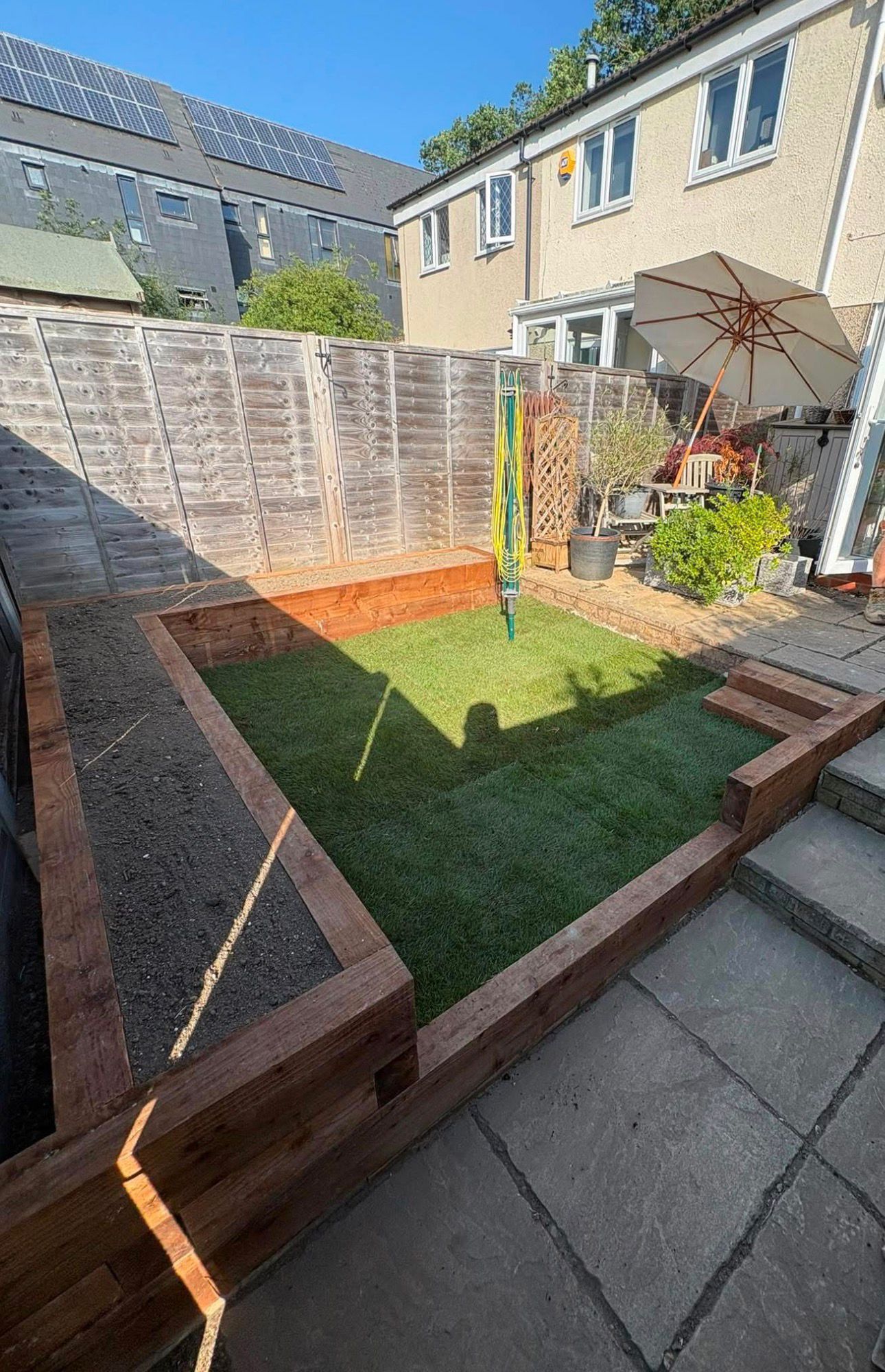 Garden after landscaping by JC's Landscapes
